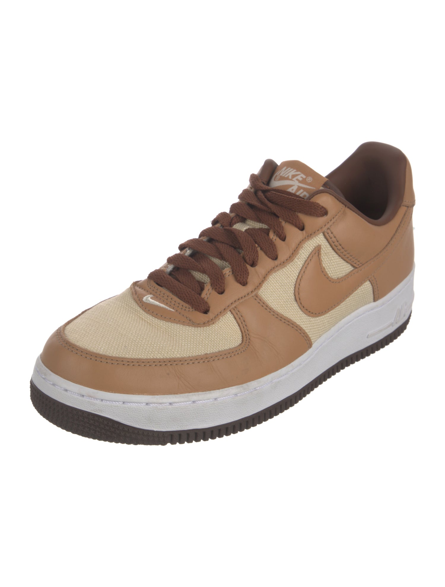 Nike Leather Colorblock Pattern Sneakers