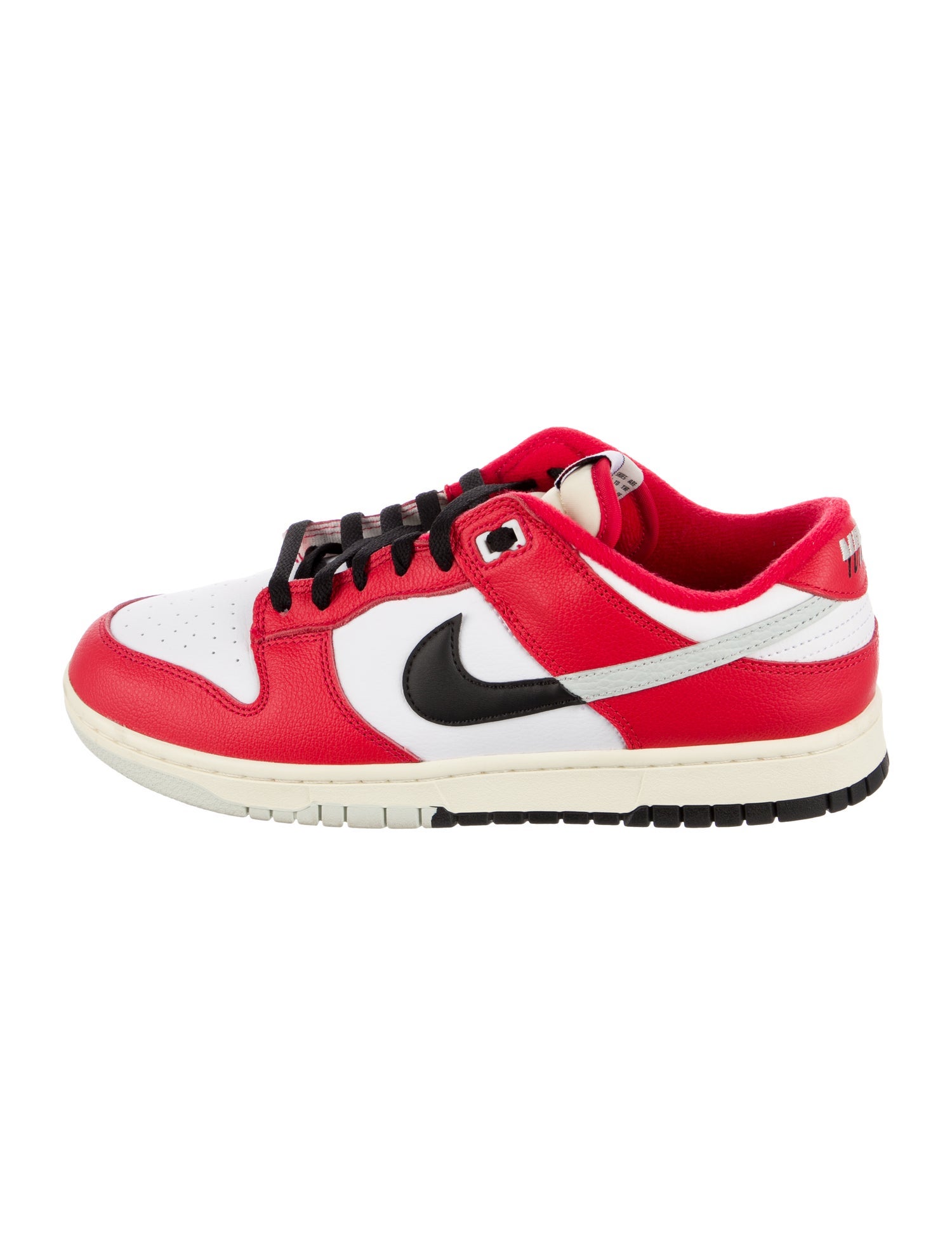 Nike Leather Colorblock Pattern Sneakers