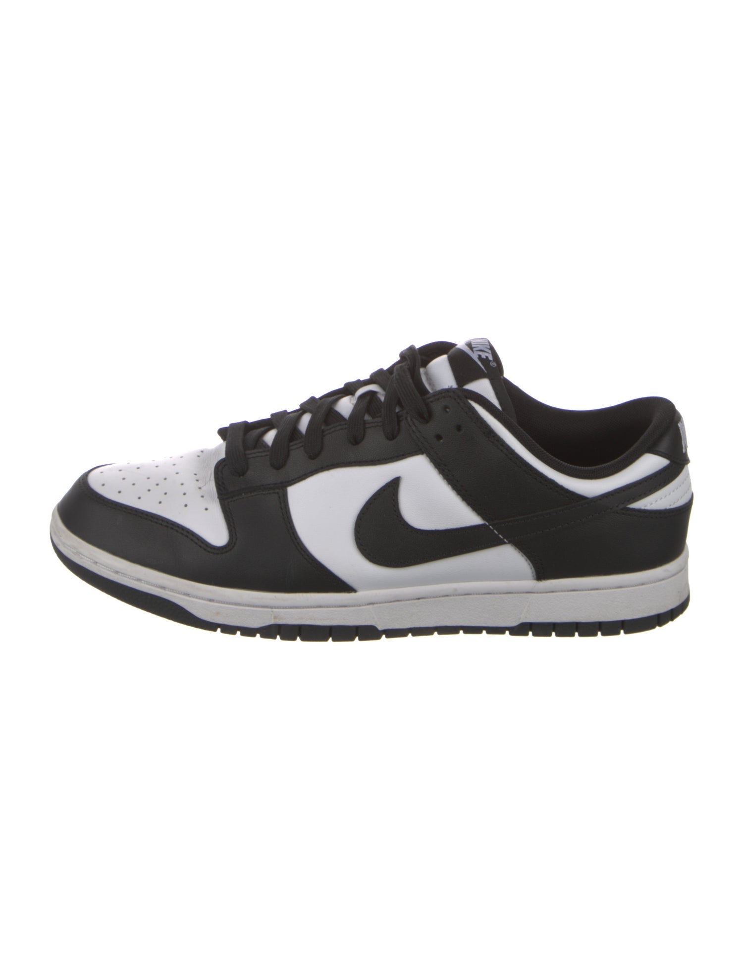 Nike Leather Colorblock Pattern Athletic Sneakers