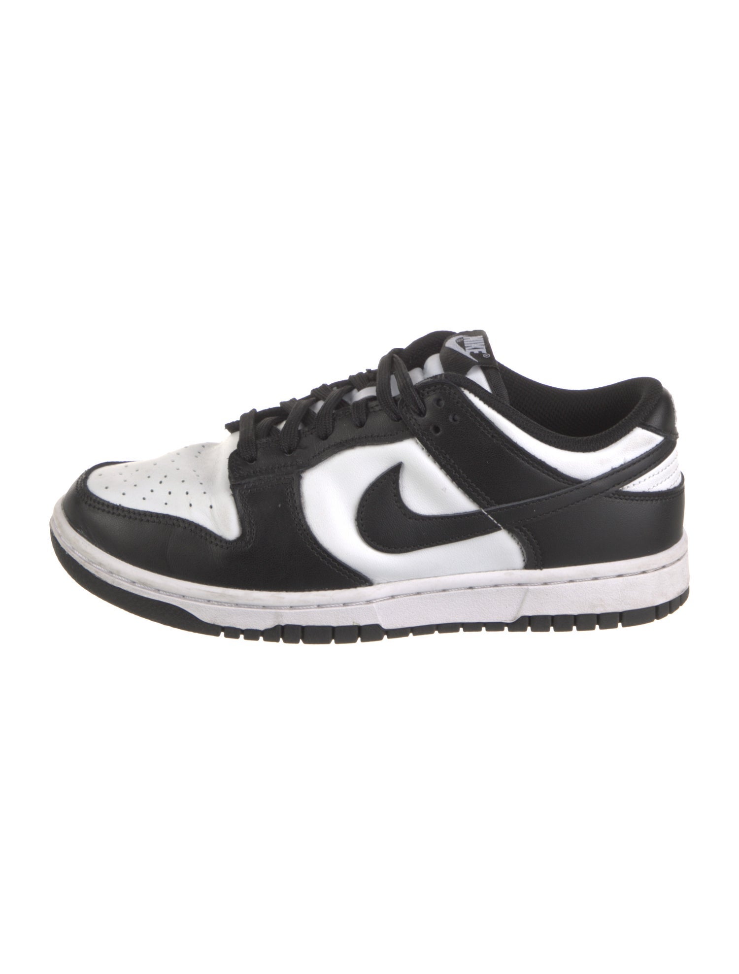 Nike Leather Colorblock Pattern Athletic Sneakers