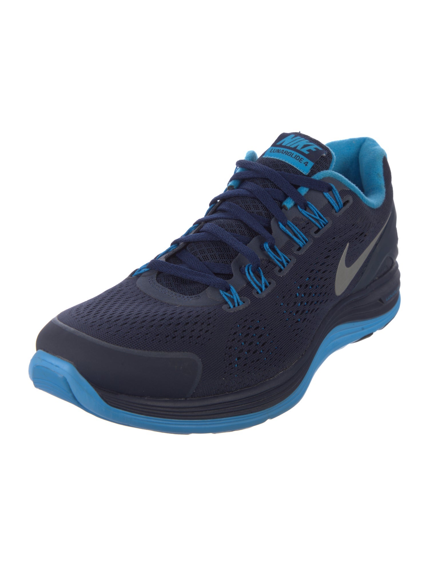 Nike LunarGlide+ 4 'Midnight Navy' Athletic Sneakers