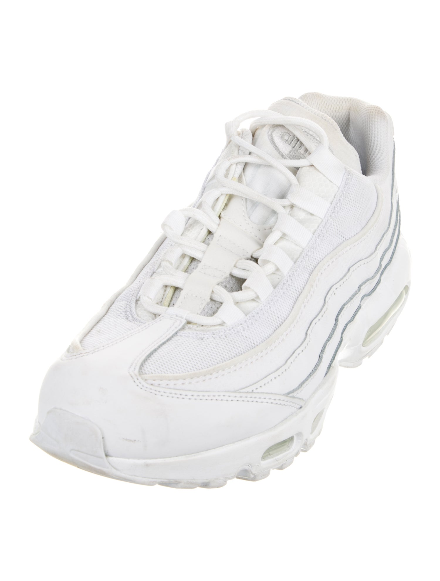 Nike Leather Embroidered Accent Sneakers