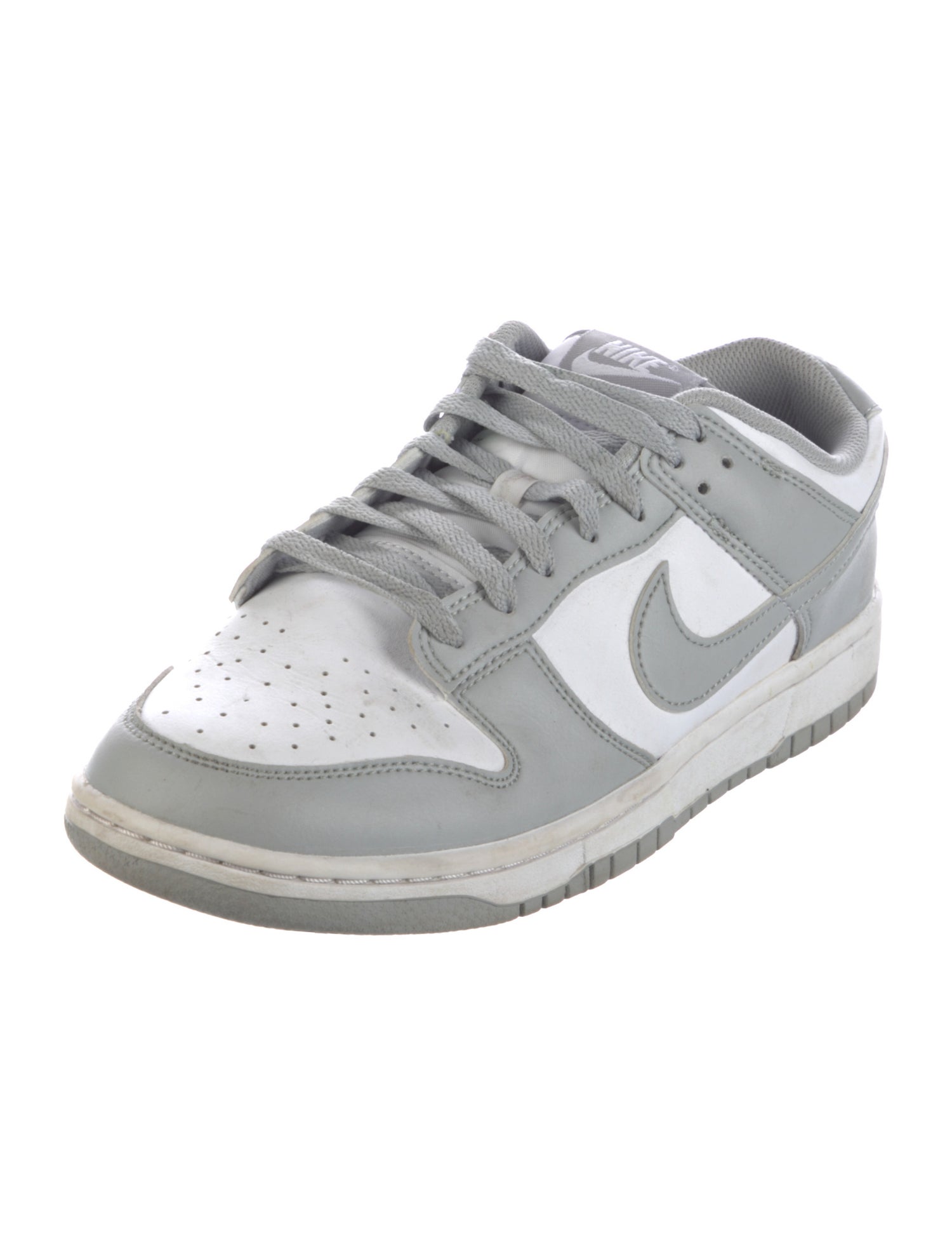 Nike Leather Colorblock Pattern Sneakers