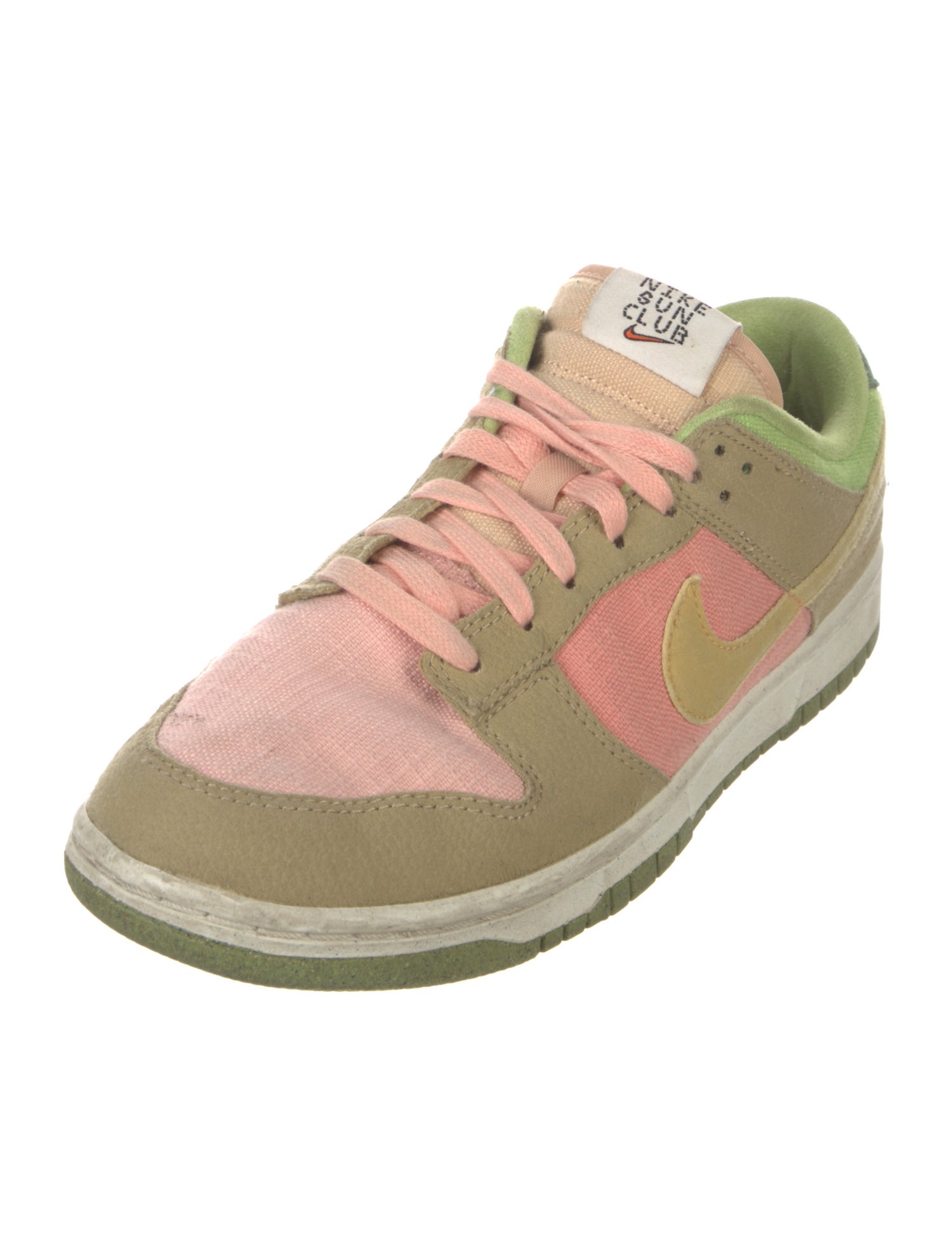 Nike Canvas Colorblock Pattern Sneakers