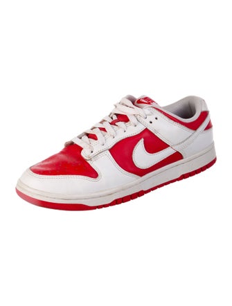 Nike Leather Colorblock Pattern Sneakers