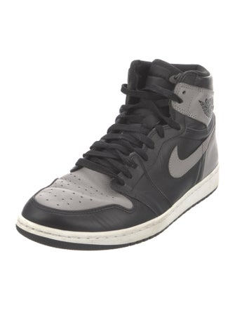 Nike Leather Colorblock Pattern Sneakers