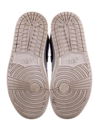 Nike Leather Colorblock Pattern Wedge Sneakers