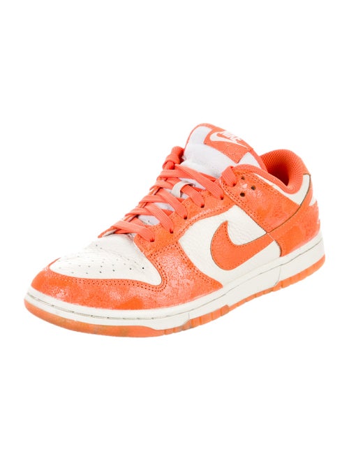 Nike Leather Colorblock Pattern Athletic Sneakers
