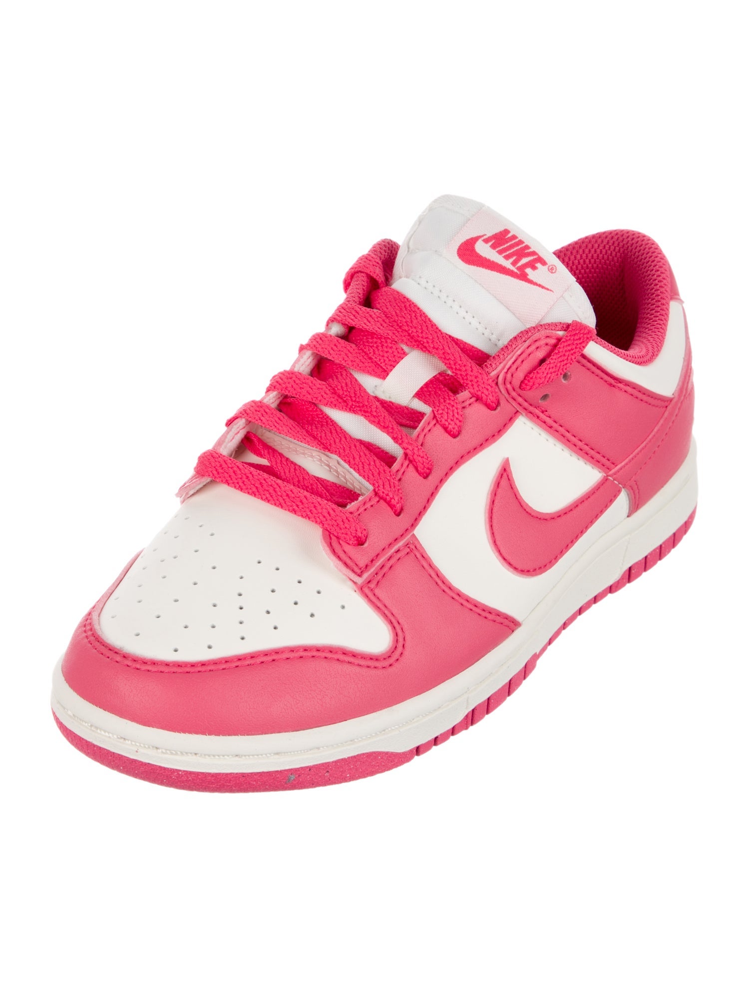 Nike Leather Colorblock Pattern Sneakers