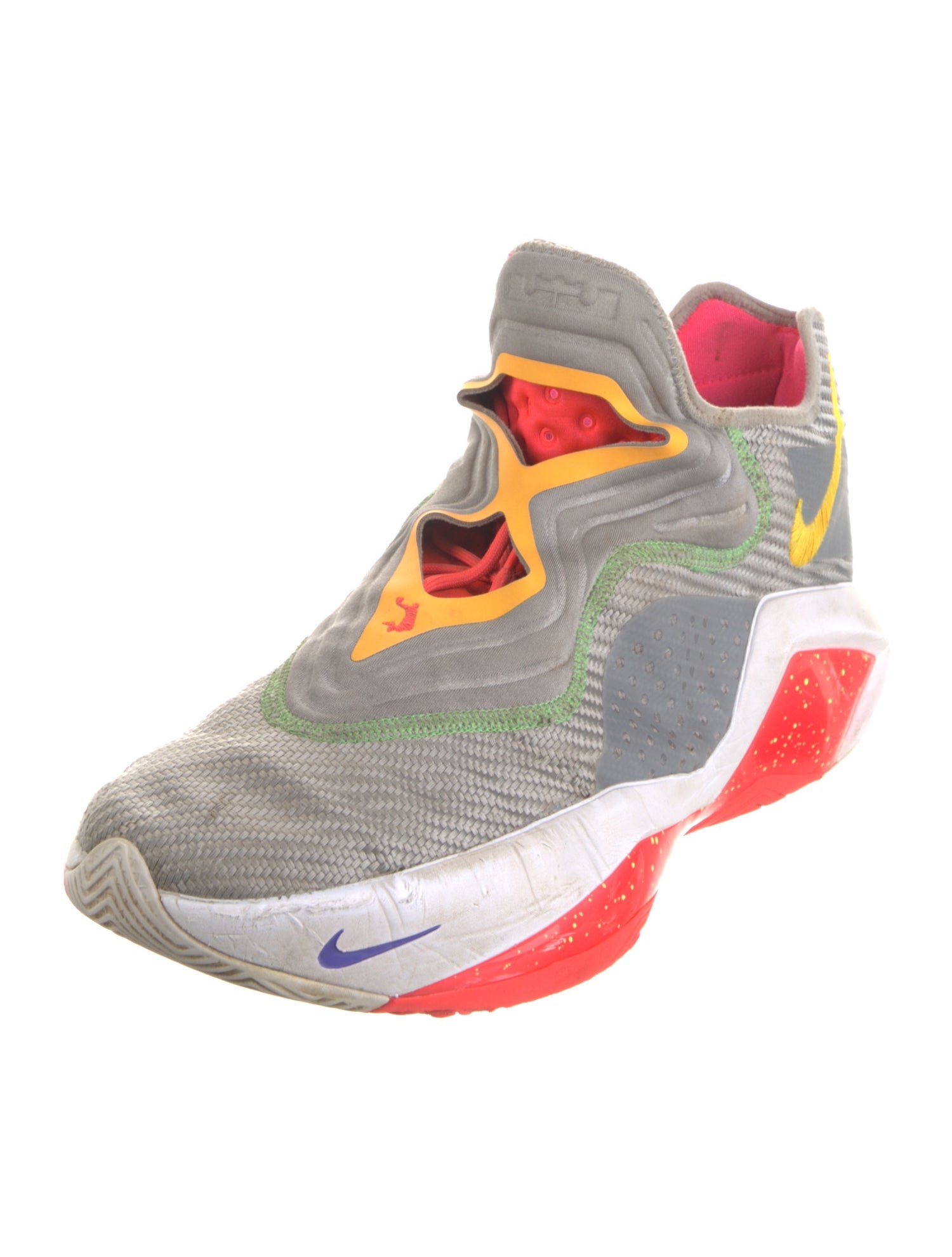 Nike x LeBron Printed Embroidered Accent Sneakers