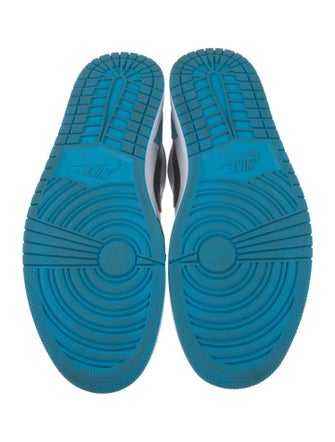 Nike Leather Colorblock Pattern Athletic Sneakers