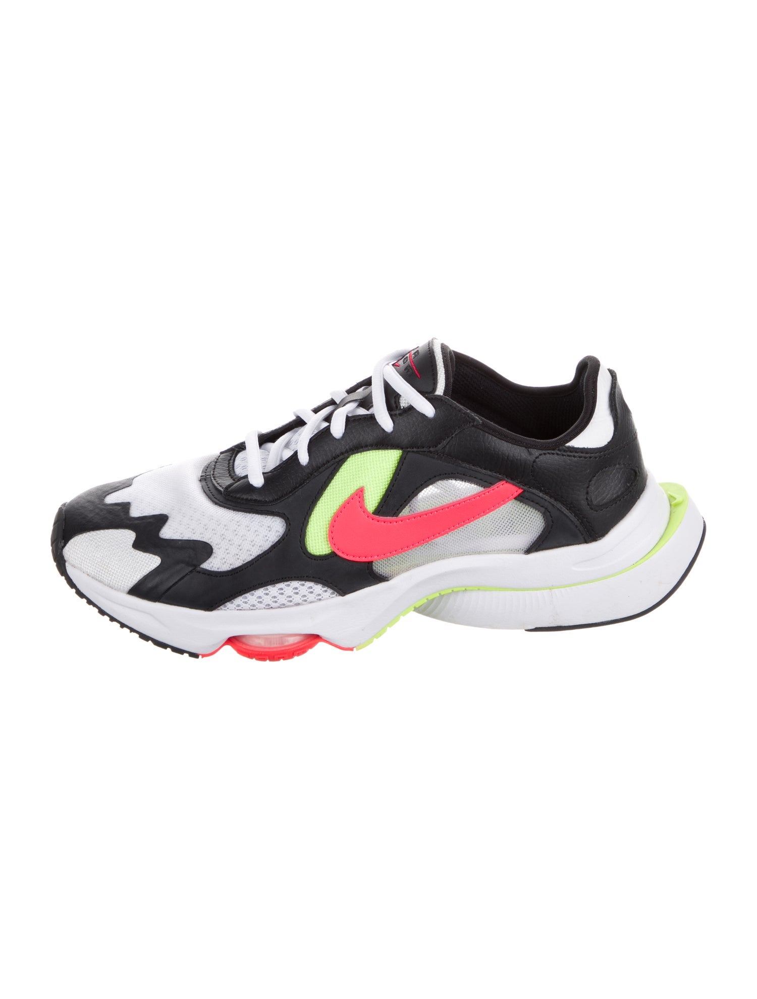 Nike Mesh Leather Trim Embellishment Athletic Sneakers