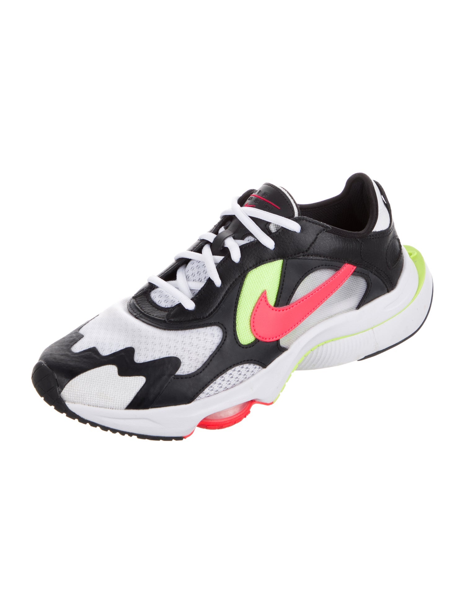 Nike Mesh Leather Trim Embellishment Athletic Sneakers