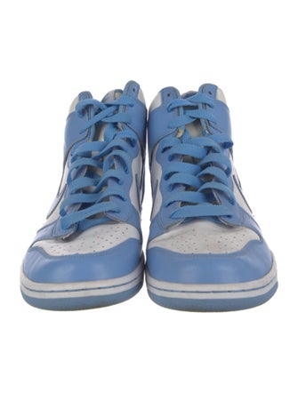 Nike Leather Colorblock Pattern Sneakers