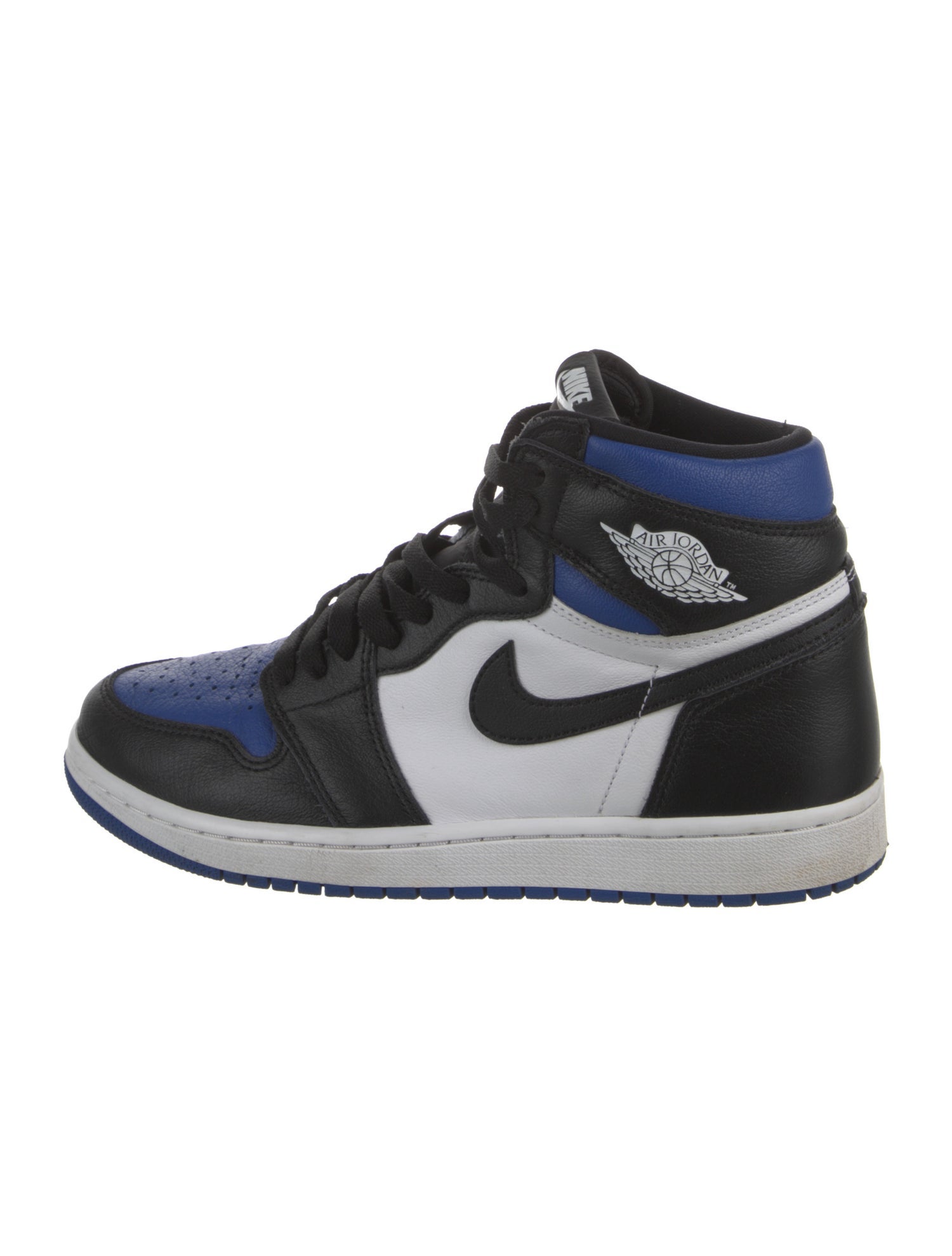 Jordan 1 Retro High Royal Toe Athletic Sneakers