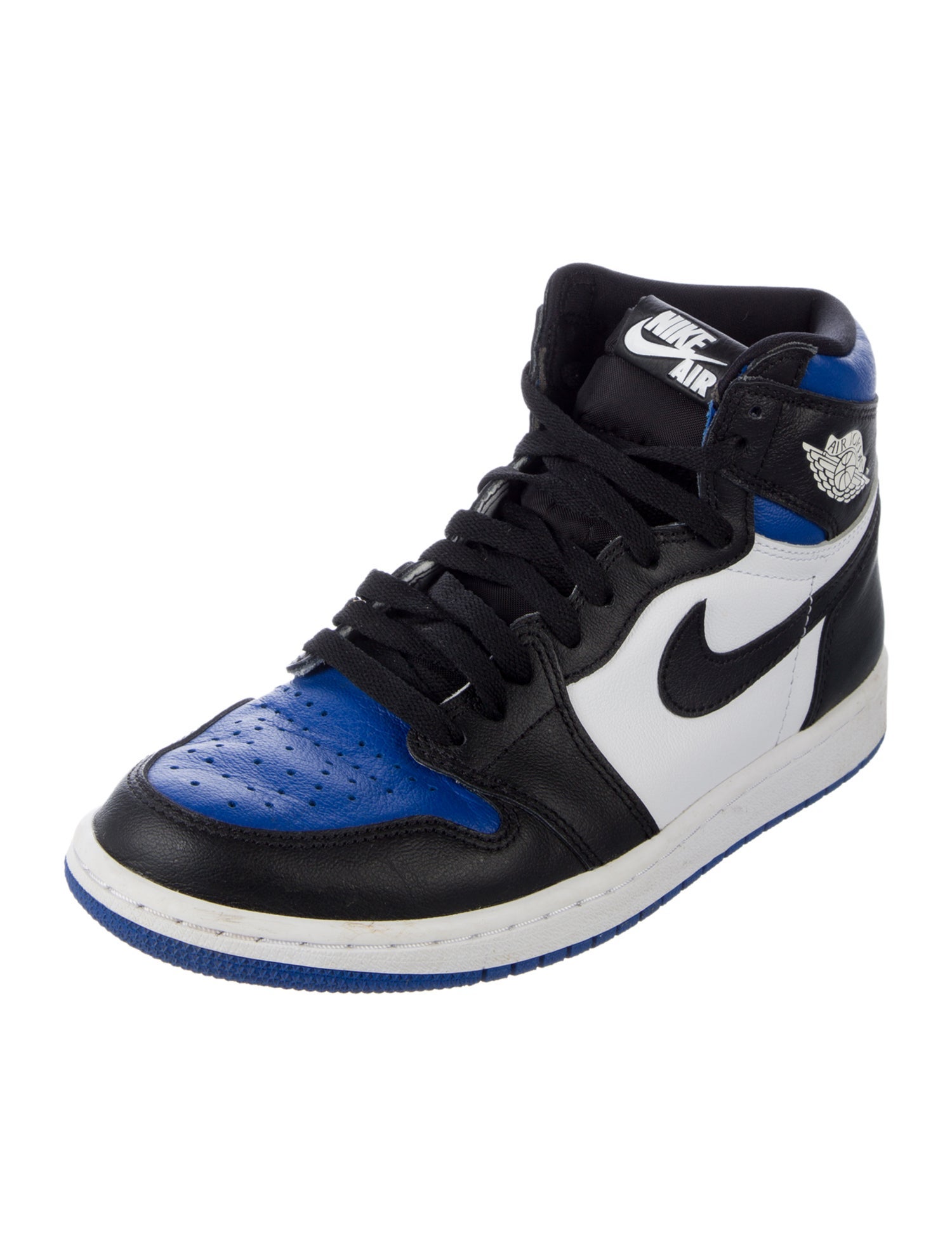 Nike Leather Colorblock Pattern Sneakers