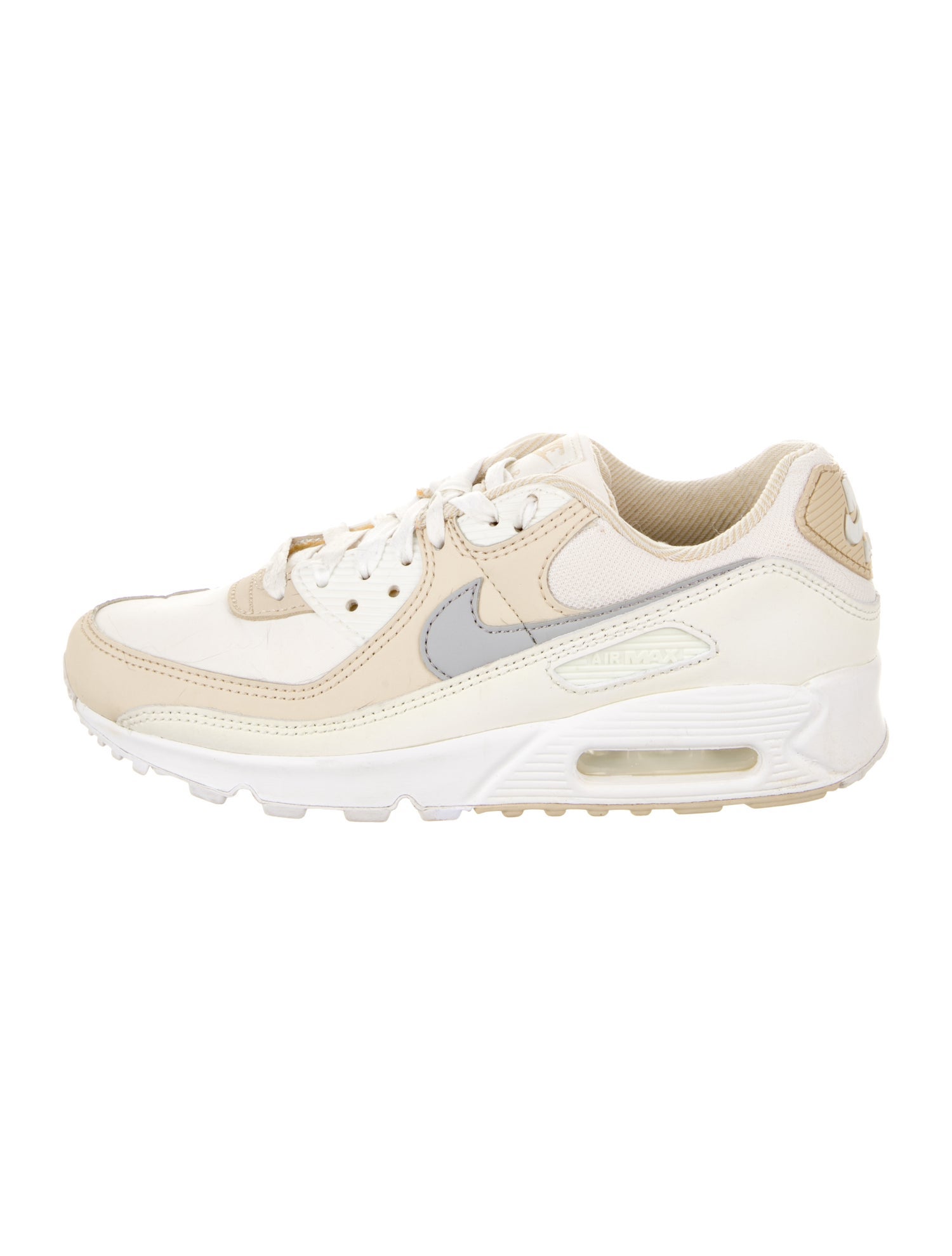 Nike Leather Colorblock Pattern Sneakers