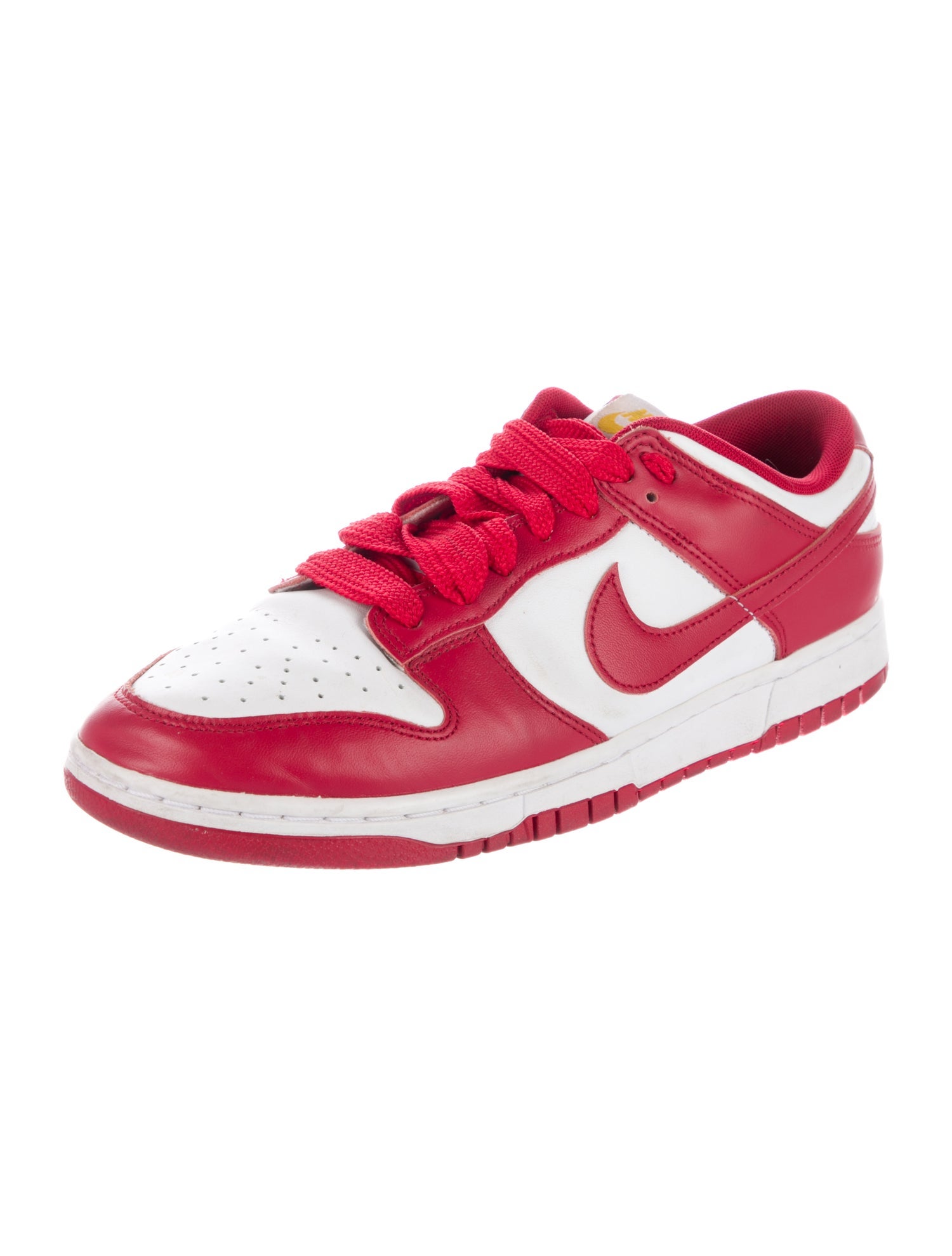 Nike Leather Colorblock Pattern Sneakers