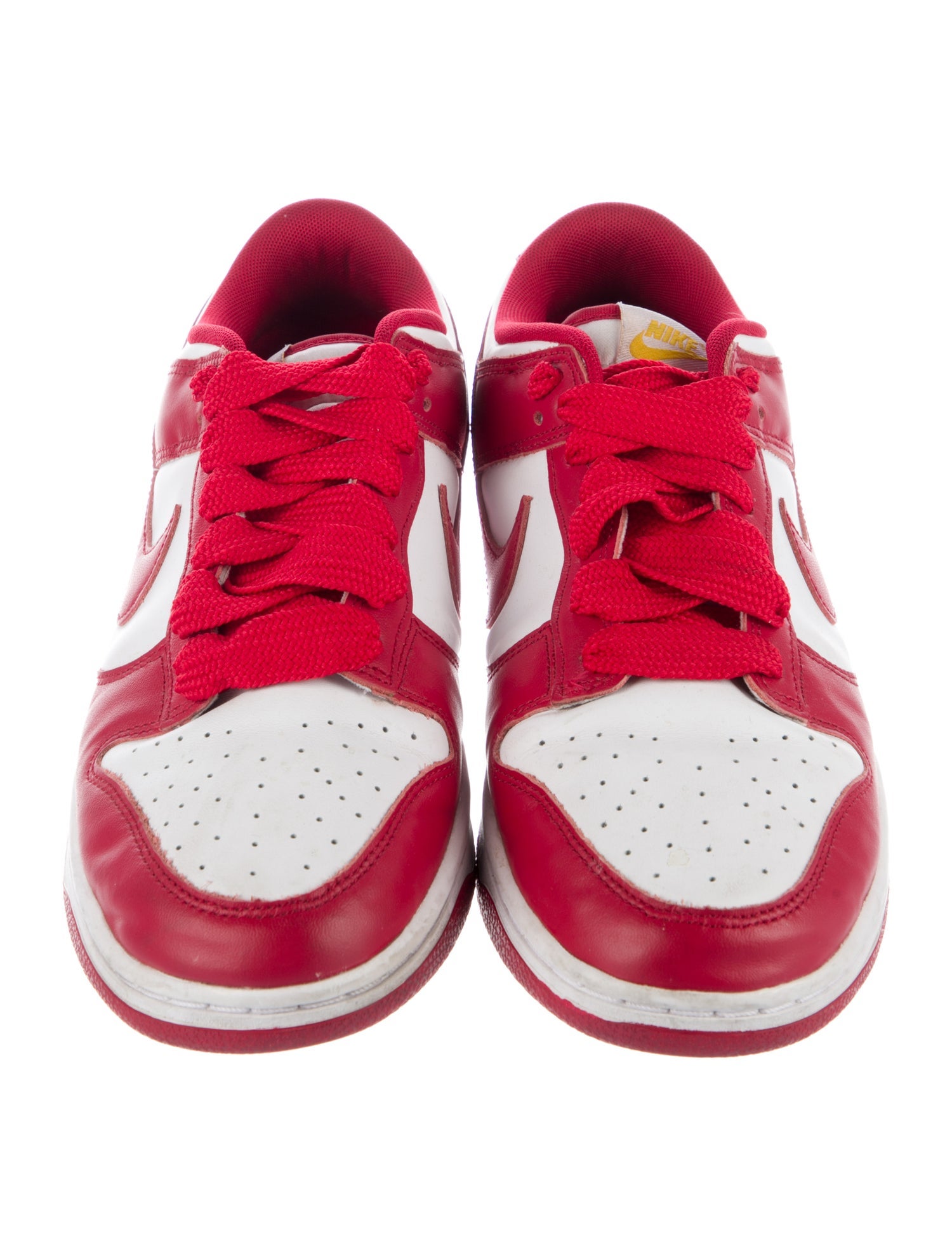 Nike Leather Colorblock Pattern Sneakers