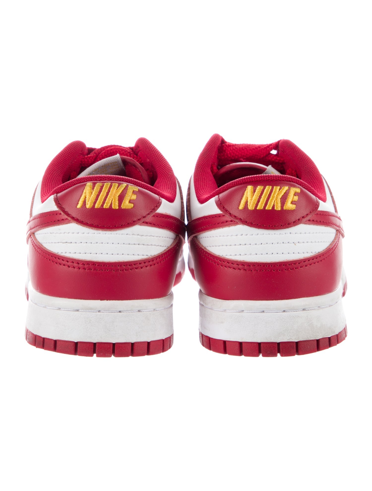 Nike Leather Colorblock Pattern Sneakers