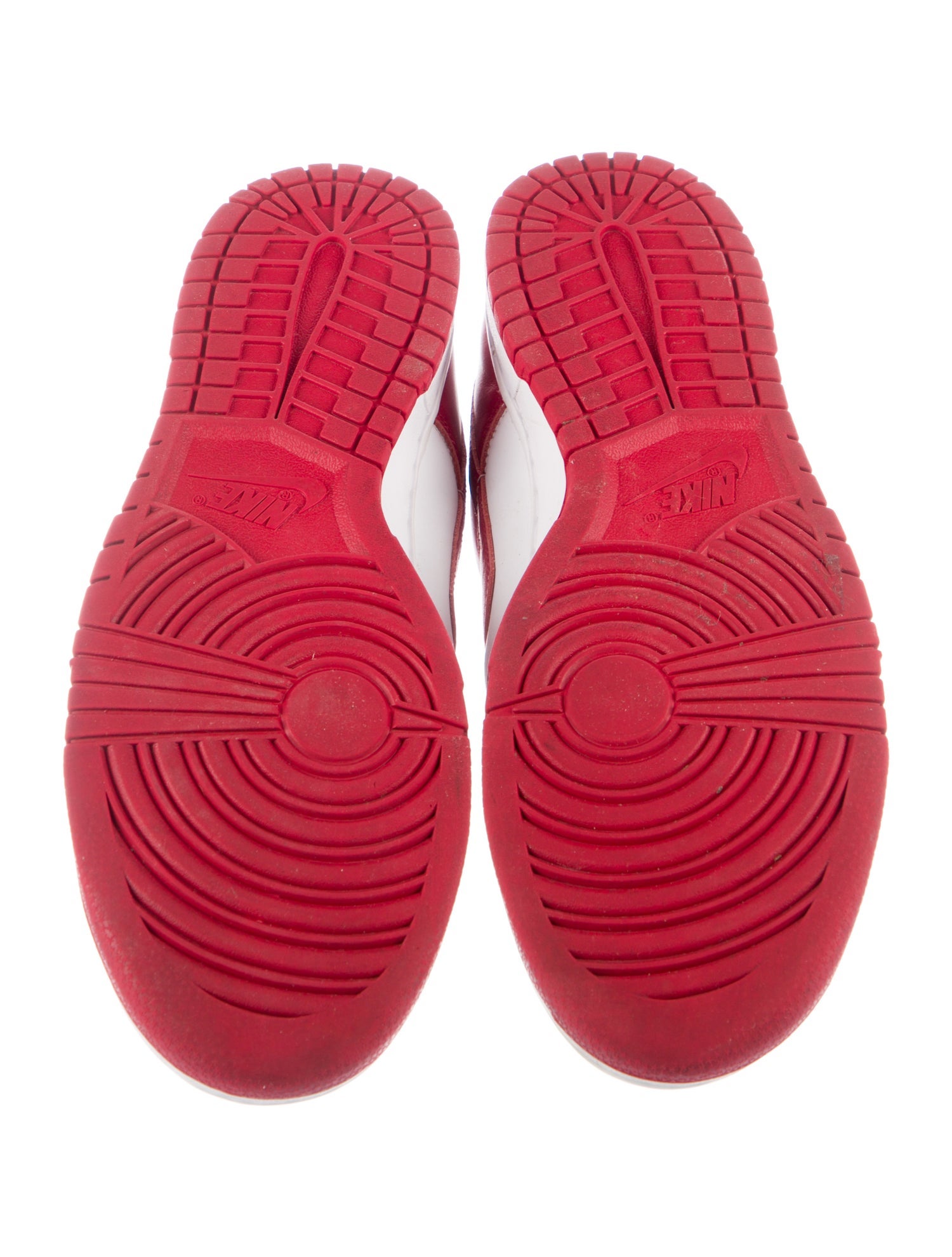 Nike Leather Colorblock Pattern Sneakers