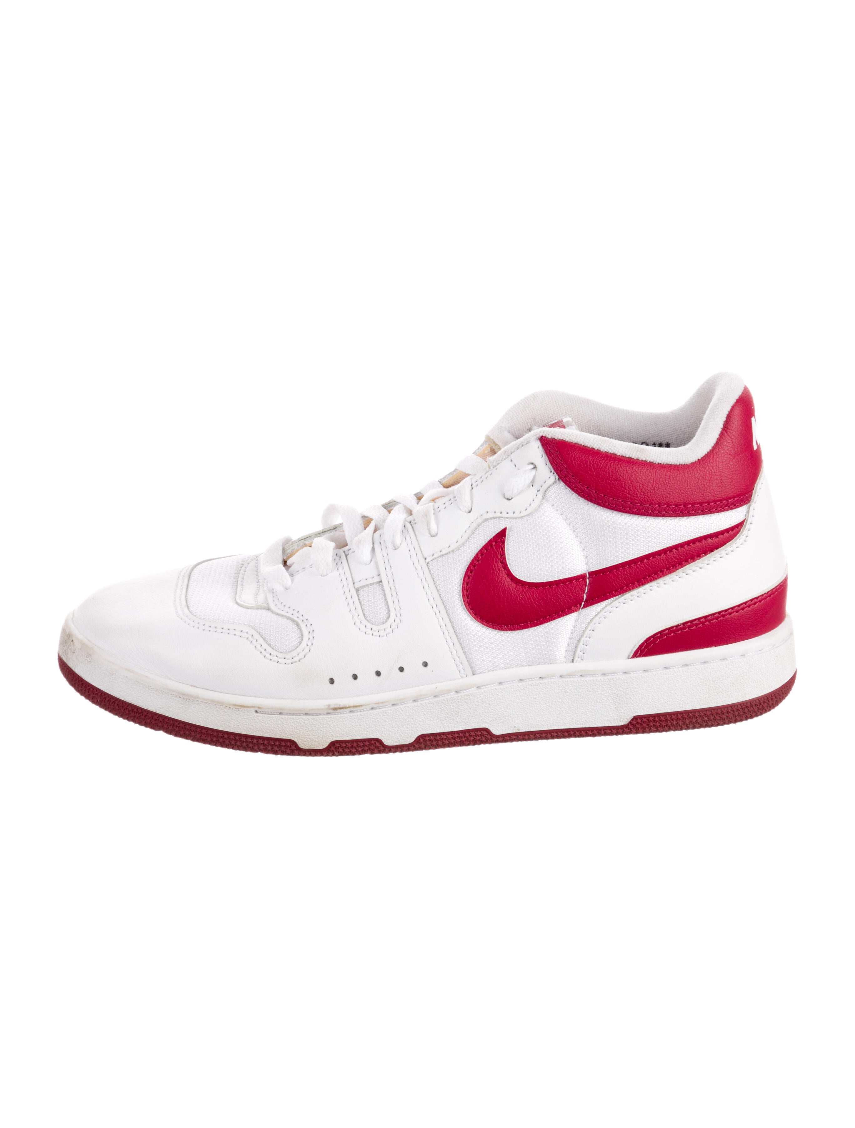 Nike Leather Colorblock Pattern Sneakers