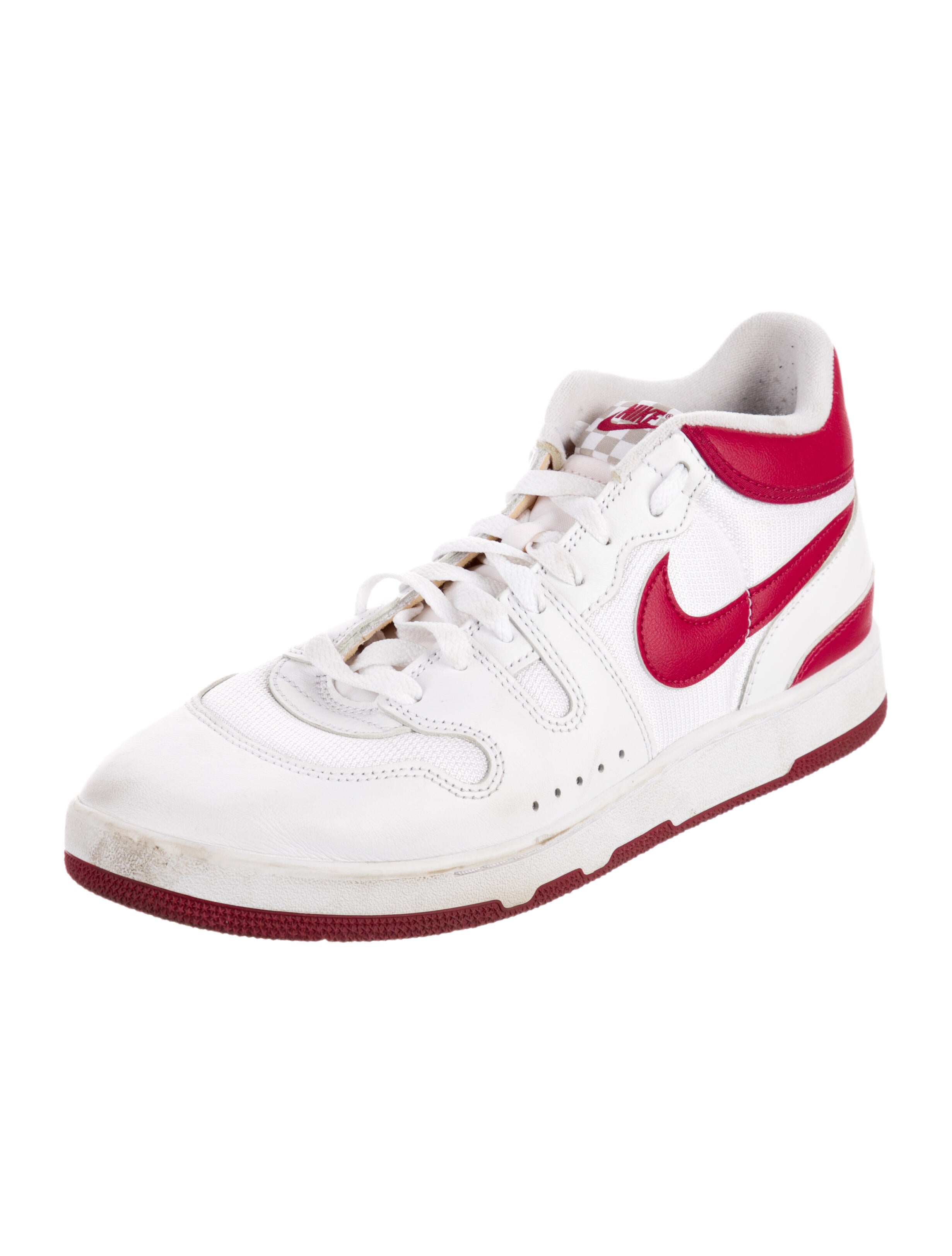 Nike Leather Colorblock Pattern Sneakers