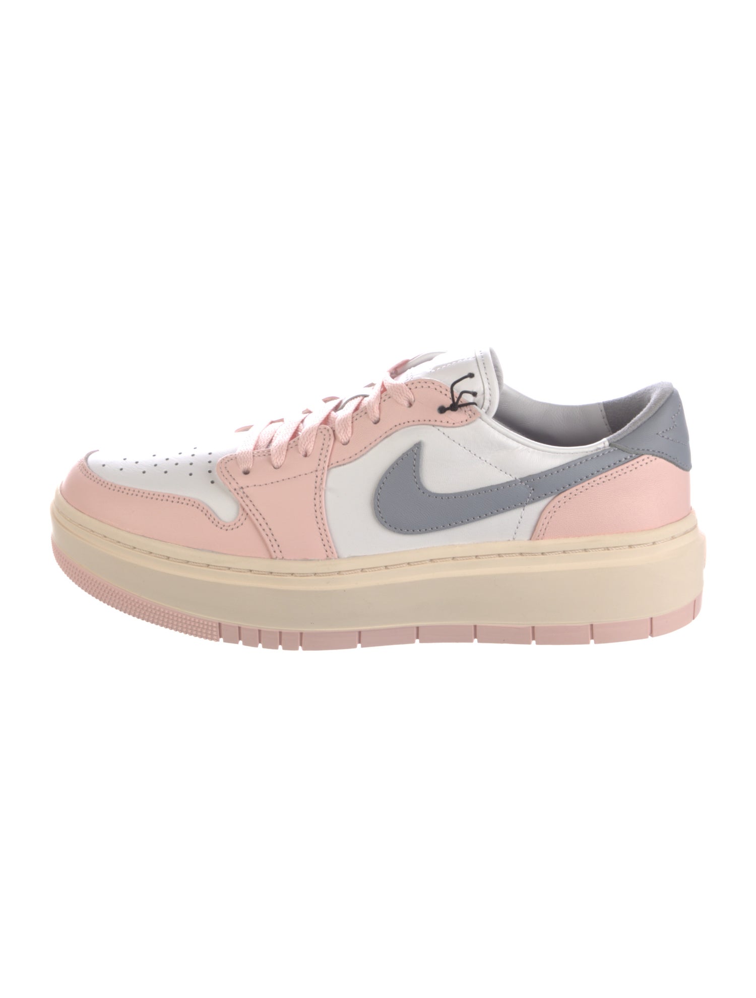 Nike Leather Colorblock Pattern Sneakers