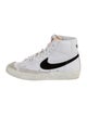 Nike Leather Raw-Edge Trim Athletic Sneakers