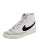 Nike Leather Raw-Edge Trim Athletic Sneakers