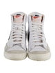 Nike Leather Raw-Edge Trim Athletic Sneakers
