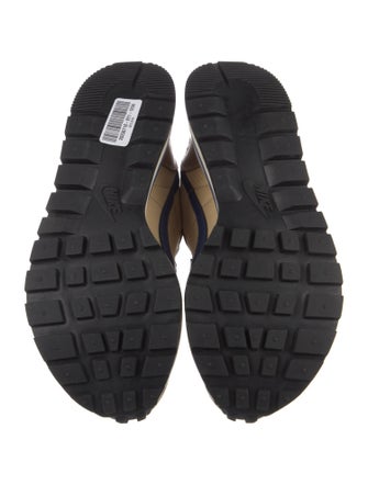 Sacai x Nike Suede Colorblock Pattern Athletic Sneakers