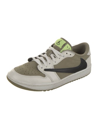Nike x Travis Scott 1 Retro Low Golf 'Neutral Olive' Sneakers Sneakers