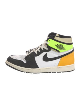 Jordan 1 Retro High 'White Black Volt University Gold' Sneakers