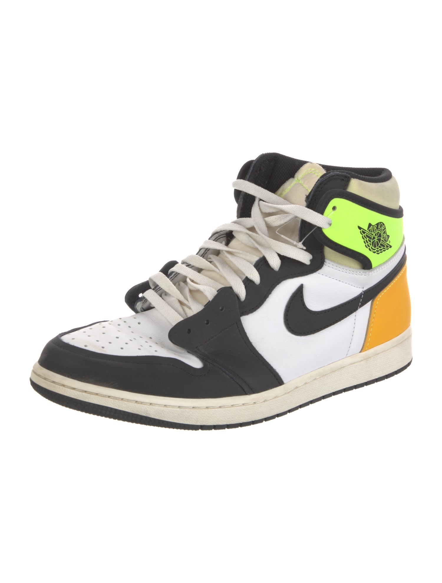Jordan 1 Retro High 'White Black Volt University Gold' Sneakers