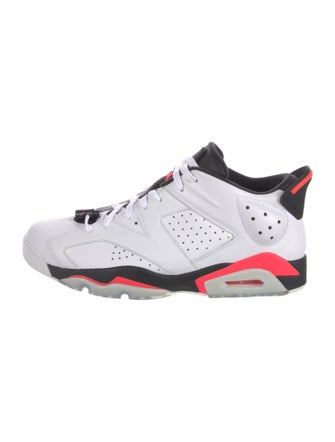 Jordan 6 Retro Low 'Infrared White' Athletic Sneakers