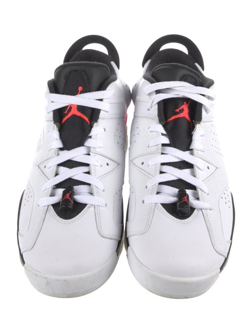 Jordan 6 Retro Low 'Infrared White' Athletic Sneakers