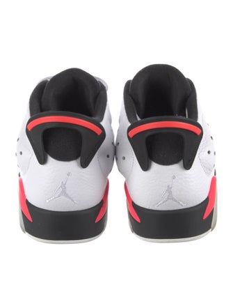 Jordan 6 Retro Low 'Infrared White' Athletic Sneakers