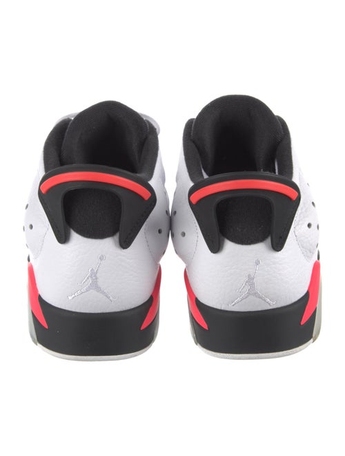 Jordan 6 Retro Low 'Infrared White' Athletic Sneakers