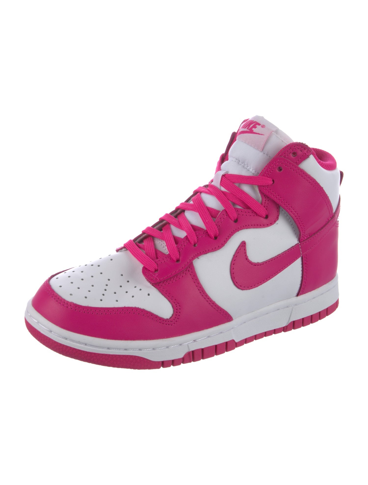 Nike Leather Colorblock Pattern Sneakers