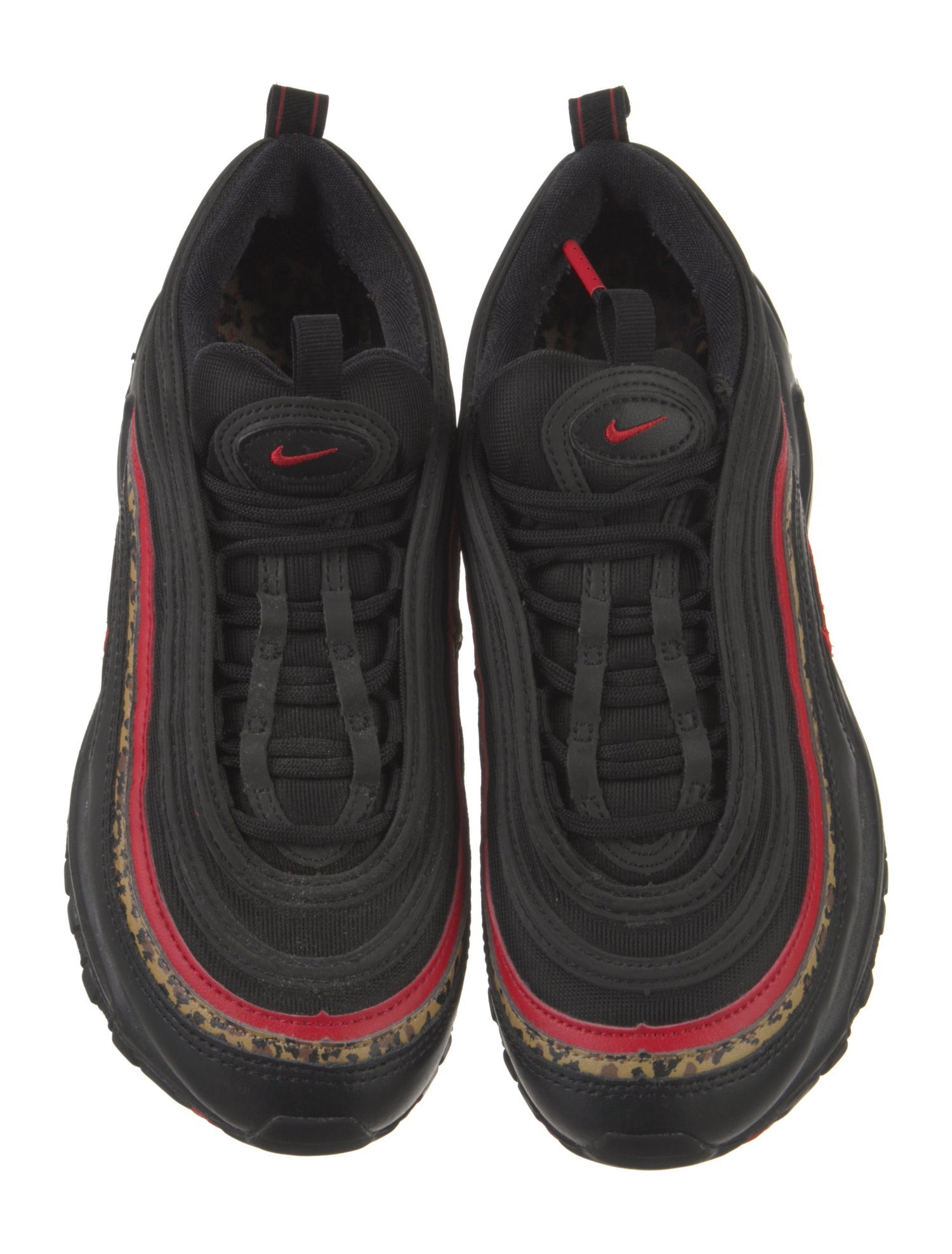 Nike Leather Animal Print Athletic Sneakers