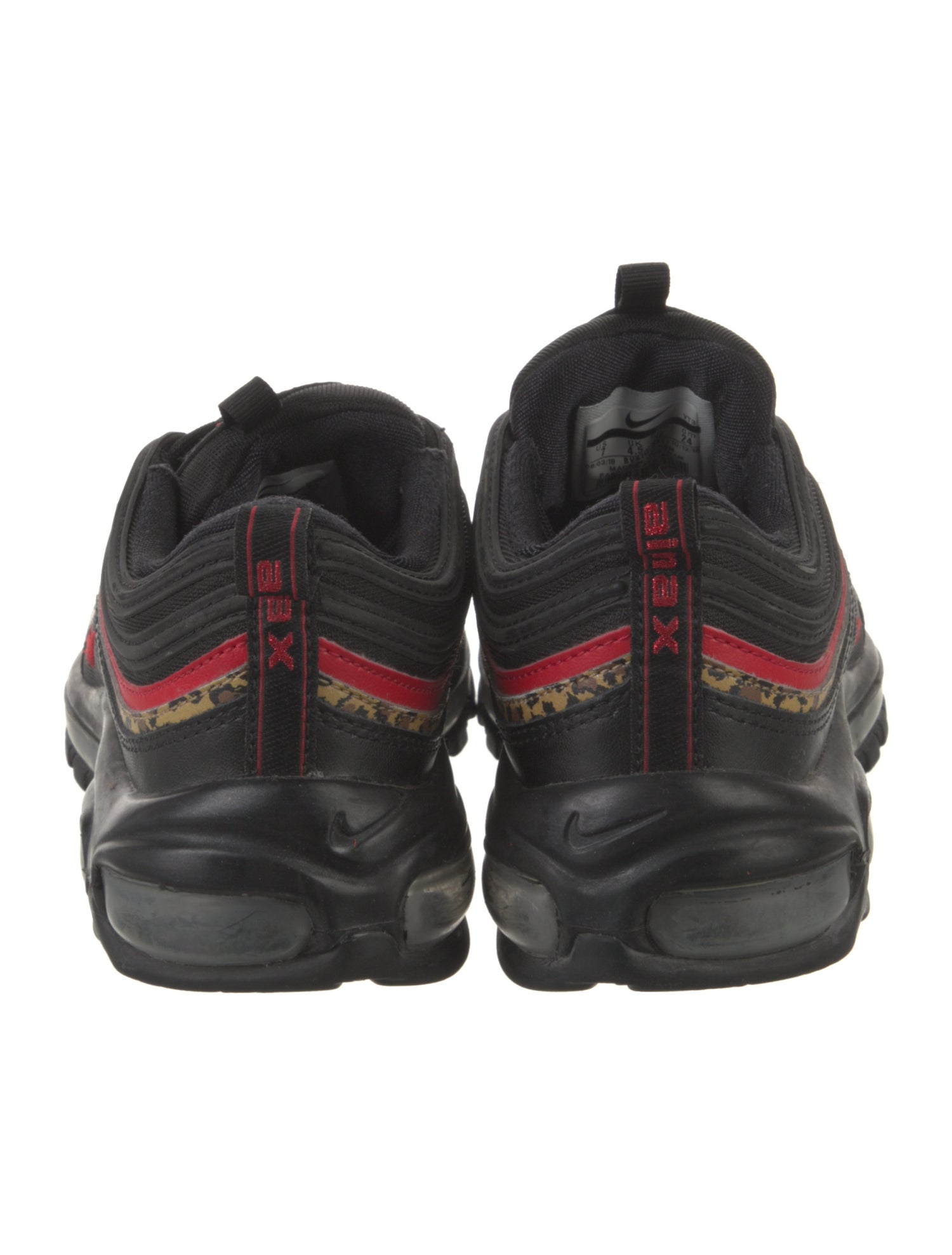 Nike Leather Animal Print Athletic Sneakers