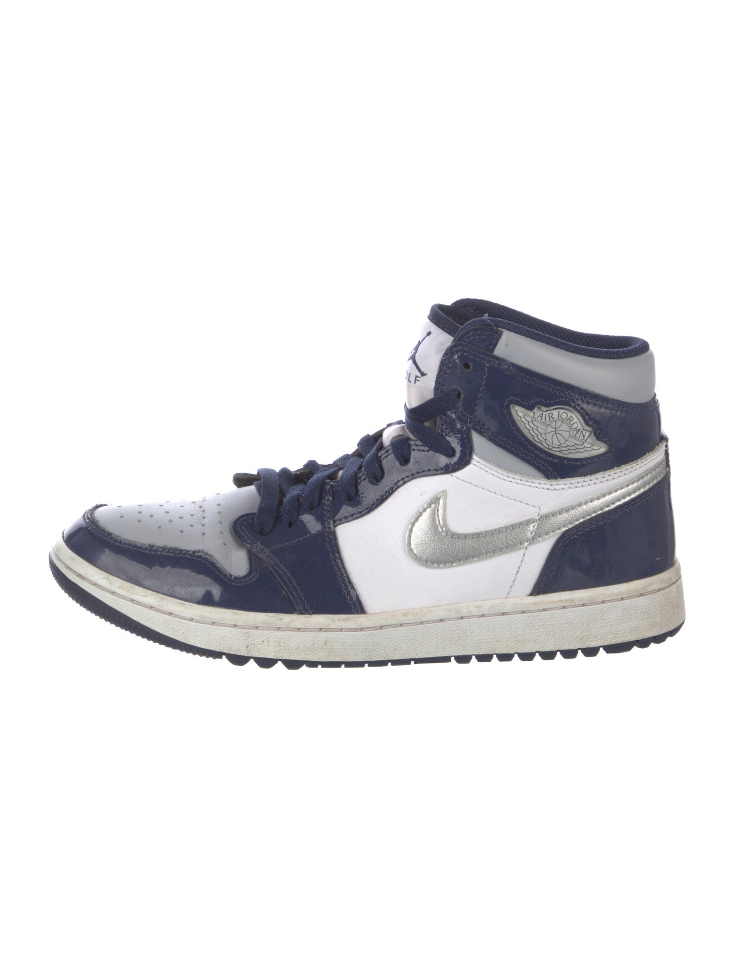 Nike Leather Colorblock Pattern Sneakers