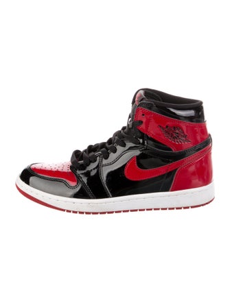 Jordan Patent Leather Printed Sneakers