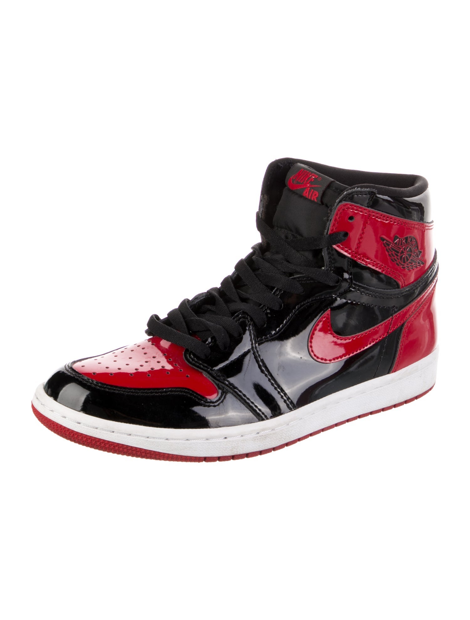 Jordan Patent Leather Printed Sneakers