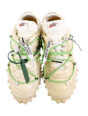 Off-White x Nike Waffle Racer 'White' Sneakers