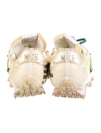 Off-White x Nike Waffle Racer 'White' Sneakers