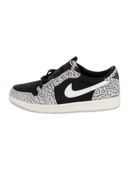 Nike Air Jordan 1 Retro Low OG 'Black Cement' Athletic Sneakers
