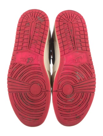 Nike Leather Colorblock Pattern Sneakers