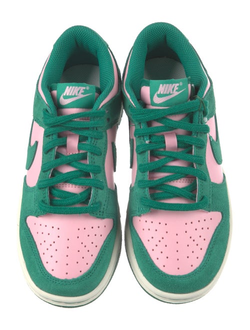 Nike Leather Colorblock Pattern Athletic Sneakers